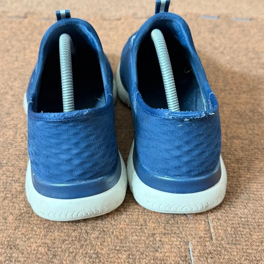 Skechers Hands Free Slip-ins Ultra Flex 3.0 Smooth‎ Step Navy Mens 7.5 Wide Fit
